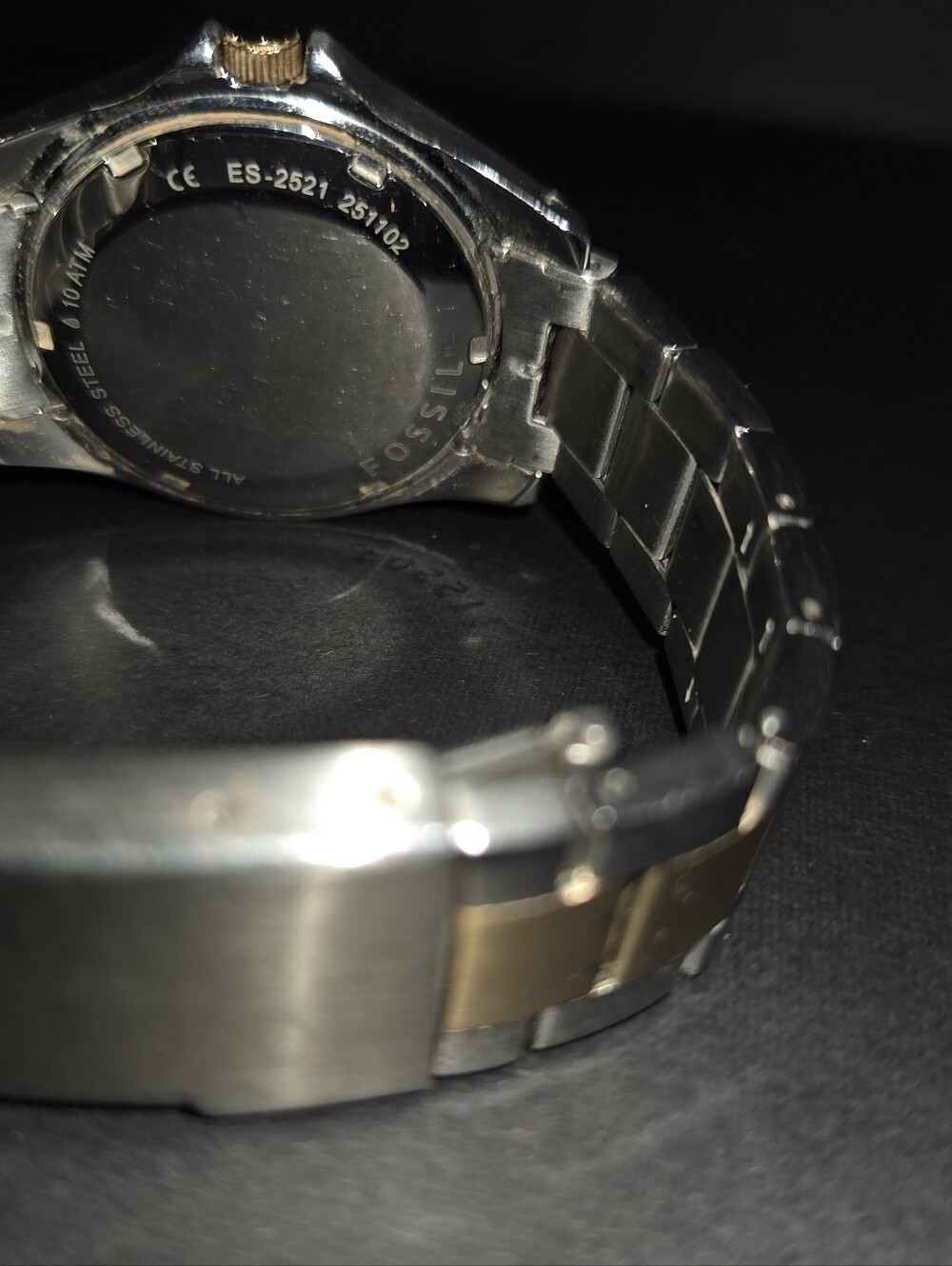 Fossil Riley Two Tone Watch - Untested - Picture 6 of 6